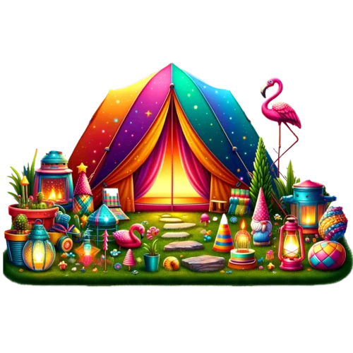 Decorated Tent